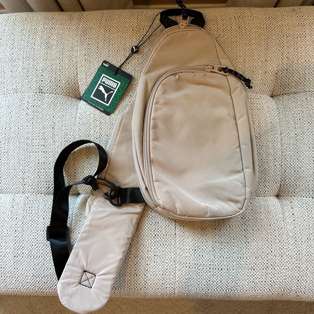 Puma Beige sling back bag